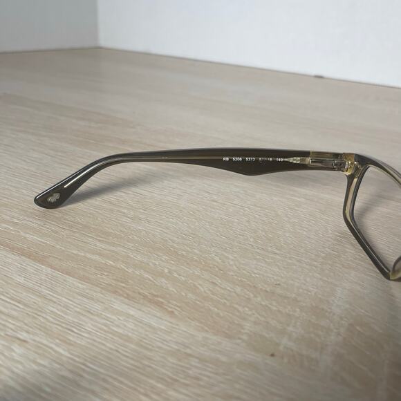 Ray-Ban RB5206 5373 Eyeglasses Brown Frames Only 52-18-140 - Picture 4 of 8